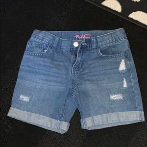 Girls denim shorts